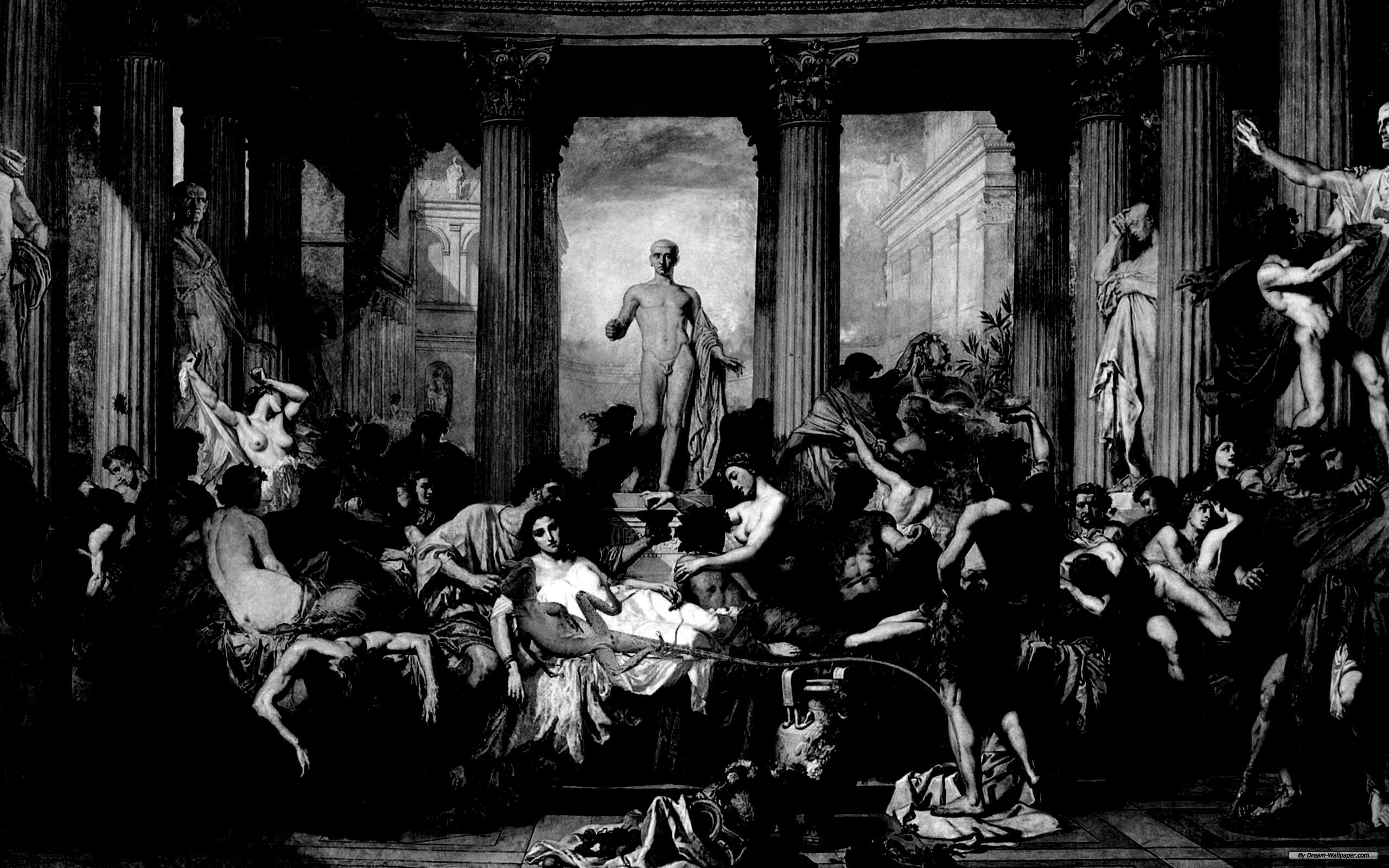 The Romans in their Decadence, by Thomas Couture